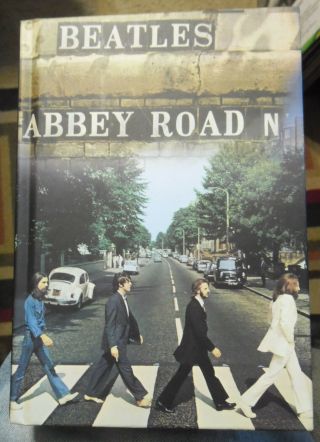 The Beatles Abbey Road Apple Corps 200 Page Hardcover Empty Notebook/diary 2007