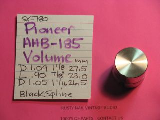 Pioneer Aab - 185 Volume Knob Sx - 780 Sx - 880 Receivers