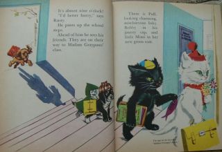 2 Vintage Little Golden Books MISTER DOG,  RUSTY GOES TO SCHOOL (Pierre Probst) 5