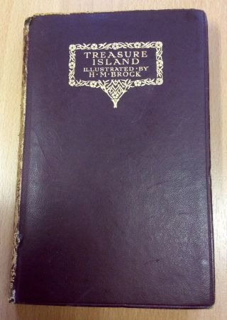 Treasure Island By R L Stevenson Leather Bound Macmillan 1931