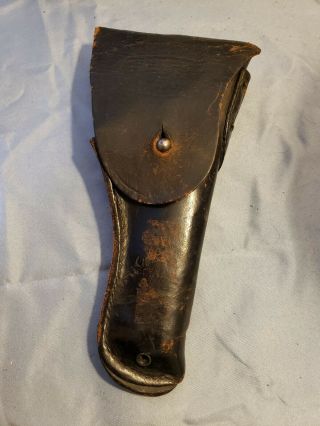 Vintage 1943 Wwii U.  S.  Graton & Knight Co Leather Military Holster M1911