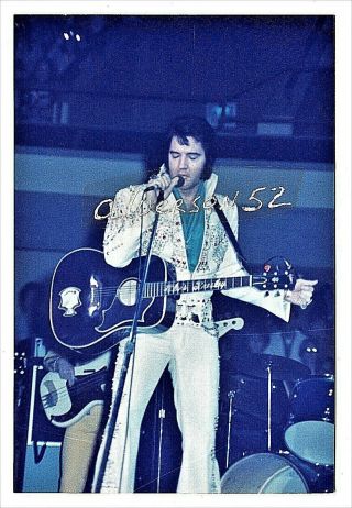 Elvis Presley Vintage Concert Photo - Anaheim,  Ca - April 23,  1973