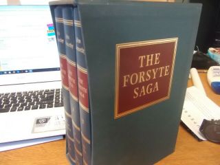 The Forsyte Saga - John Galsworthy - 3 Vol Set - Folio Society 2002