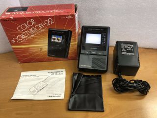 Vintage Realistic 16 - 159a Pocketvision 22 Hand Held Color 2 " Tv Travel Portable