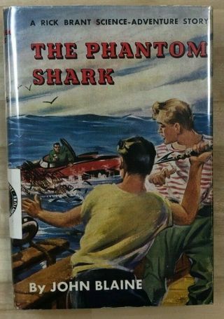 Rick Brant 6 The Phantom Shark By John Blaine (c) 1949 G&d Hc W/dj