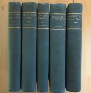 Alexandre Dumas - The Three Musketeers (5 Book Set) - Lupton Publishing 1900