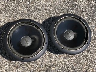 Infinity Sm85 Woofers Need Refoaming 8 " Sm8 - 1a Woofers W/ Trim Rings