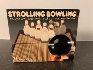 Vintage Tomy Strolling Bowling Game Complete Instructions Japan 1980’s