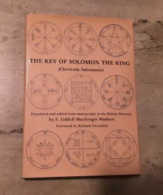 The Key Of Solomon The King,  By S.  L.  Macgregor Mathers,  1983 Weiser,  Hbdc