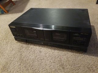 Fisher Cr - W9435 Studio Standard Stereo Double Cassette Tape Deck Recorder/player