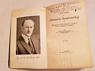 CHIROPRACTIC Symptomatology Second Edition James N.  Firth D.  C.  Ph.  C.  1925 6