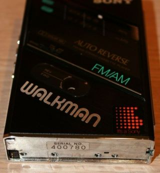 Sony Walkman with AM/FM Radio model WM - F100 2