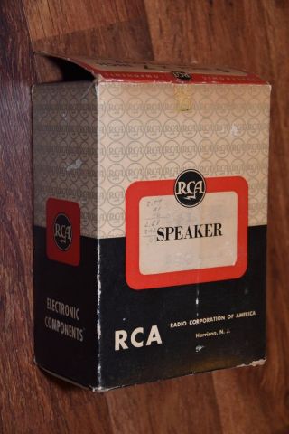 Vintage Rca 257s1 Pm Oval Car Speaker 5x7 " - 3.  2 Ohms - 274134 - Rl - 109 - 1 -
