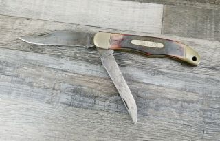 Schrade Usa Old Timer 250t 2 Blade Folding Knife Vintage Hunter Hunting Knife