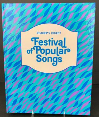Vtg Readers Digest Festival Of Popular Songs 1977 Piano Vocal Hardcover Music