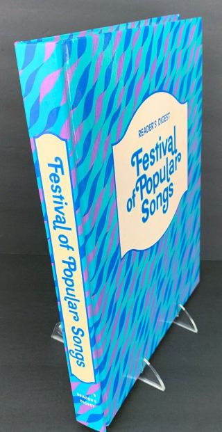 Vtg Readers Digest Festival of Popular Songs 1977 Piano Vocal Hardcover Music 4