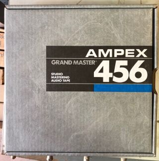 Ampex 456 Grand Master Studio Mastering Audio Tape 1 " Pack Of 3