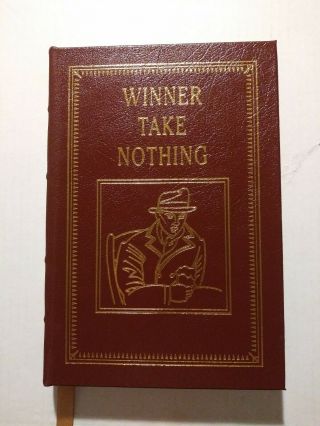 Easton Press Leather Bound Winner Take Nothing By Ernest Hemingway