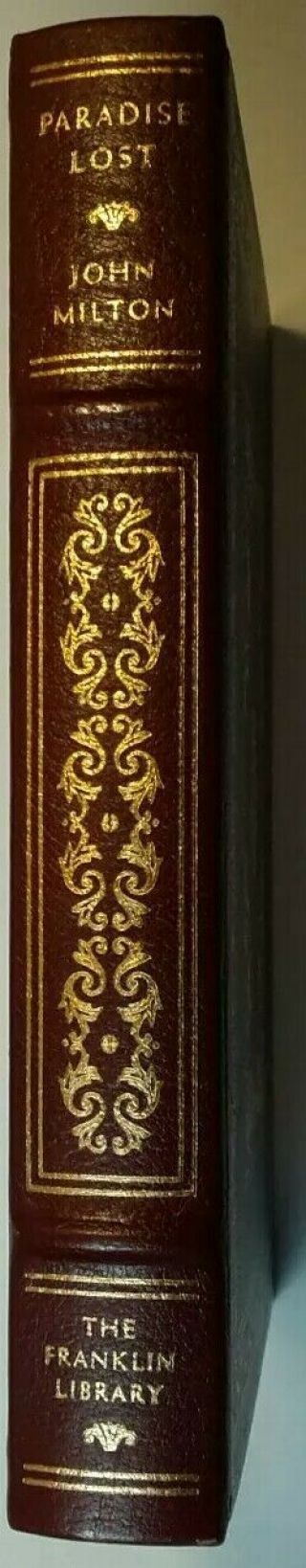 John Milton: Paradise Lost,  Fine Full Leather,  Franklin Library (bkn199)