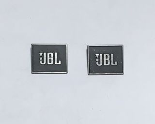 (2) Jbl Speaker Grill Metal Badge L100t L80t L60t L20t L100