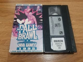 Fall Brawl 1998 War Games Vhs Wwe Wrestling Vintage Wcw