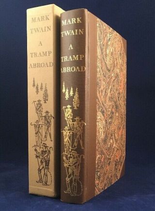 Mark Twain A Tramp Abroad Limited Editions Club 774/1500 Signed David Knight