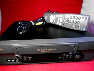 Jvc Hr - A57u Vcr Vhs 4 Head Hifi Stereo Video Cassette Recorder W/ Player Remote