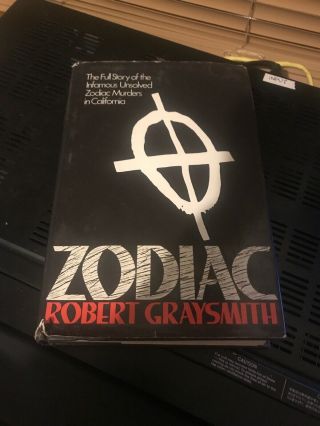 Zodiac (robert Graysmith,  1986 1st Edition Hcdj)
