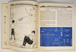 MAKING THINGS With TOOLS.  1928 Boy’s Kids Crafts Book,  HARDCOVER Ed 5
