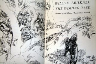 The Wishing Tree by William Faulkner 1964 HC/DJ Random House Don Bolognese 3