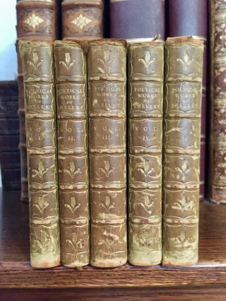 1892 The Poetical Of Percy Bysshe Shelley In 5 Volumes