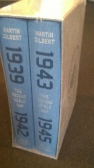 The Second World War Martin Gilbert 2 Volume Set Folio Society 1939 - 1945 811