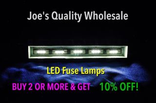 (7) - BUY (8) LED FUSE LAMPS 8V/BLUE/WHITE/DIAL/2240 2245 2250 2252 2385 - Marantz 3