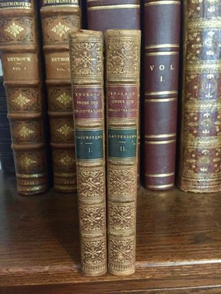 1845 A History Of England Under The Anglo Saxon Kings In 2v - Genealogy Tables