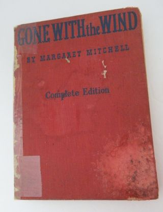 Gone With The Wind Margaret Mitchell Complete Motion Picture Edition Vtg 1940