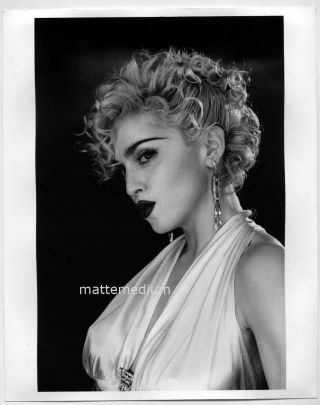 M11d Madonna Vogue Video - Vintage 1990s Black White 8x10 Photo =herb Ritts=