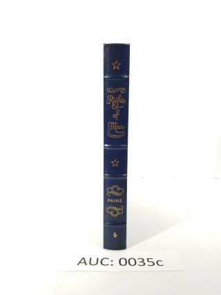 Easton Press: The Rights Of Man,  Thomas Paine :35c