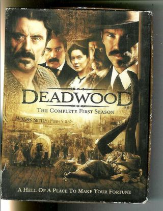 Deadwood - Complete 1st Season,  Hbo Cult Western Tv Series,  6 Dvds