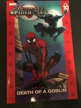 " Ultimate Spider - Man " Vol 19 Death Of A Goblin Tpb Bendis & Bagley
