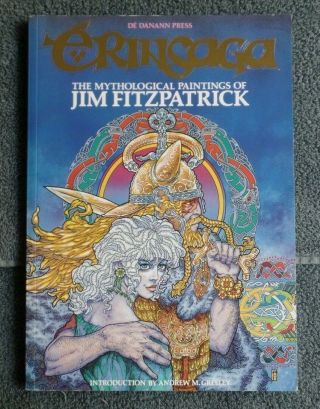 Erinsaga The Mythological Paintings Of Jim Fitzpatrick 1997 Soft Cover Book