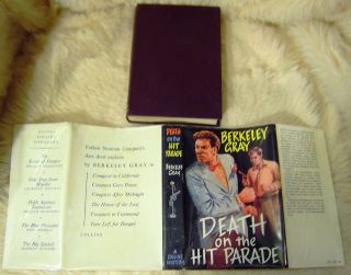 Berkeley Gray Death On The Hit Parade 1st Ed Hb Dw 1958 Norman Conquest
