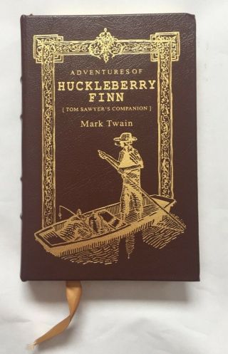 Leather Easton Press - The Adventures Of Huckleberry Finn - Mark Twain
