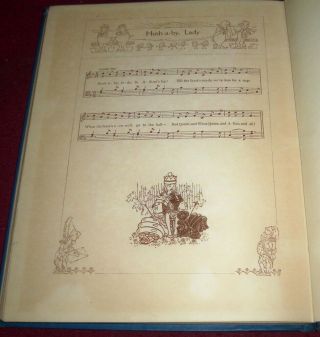 1921 SONGS from ALICE in WONDERLAND,  12 FOLKARD FULL COLOR PLATES FIRST PRINTING 2