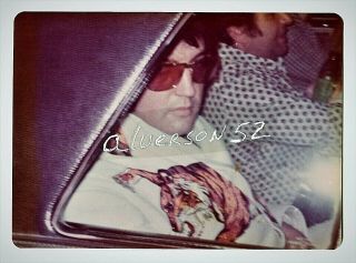 Elvis Presley Vintage Candid Photo 2 - Indianapolis,  In - October 5,  1974
