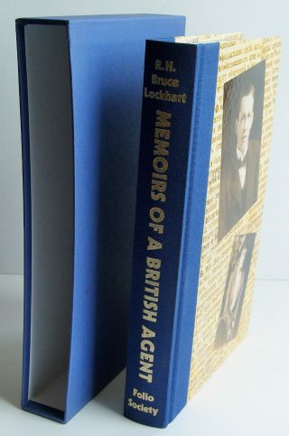 Memoirs Of A British Agent Folio Society 2003 R H Bruce Lockhart Ww1 Spy Russia