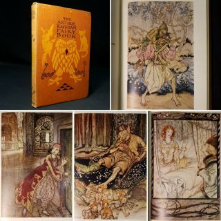 1942 Arthur Rackham Fairy Book Old Favourites Illustration Pirate Vignette Tales