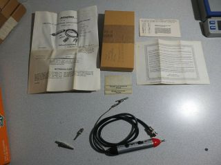 Heathkit Universal Scope Probe Model Pk - 1 W/original Paper Work And Box