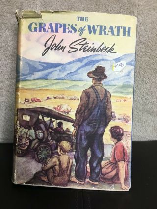 The Grapes Of Wrath John Steinbeck 1939 First Edition Sep 1940 13th Printing