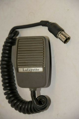 Lafayette Cb Radio Dynamic Microphone 700ohm 5 - Pin Vintage
