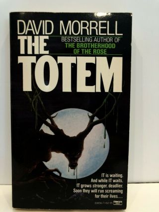 Vintage Horror Pb The Totem First Fawcett Printing 1980 By David Morrell